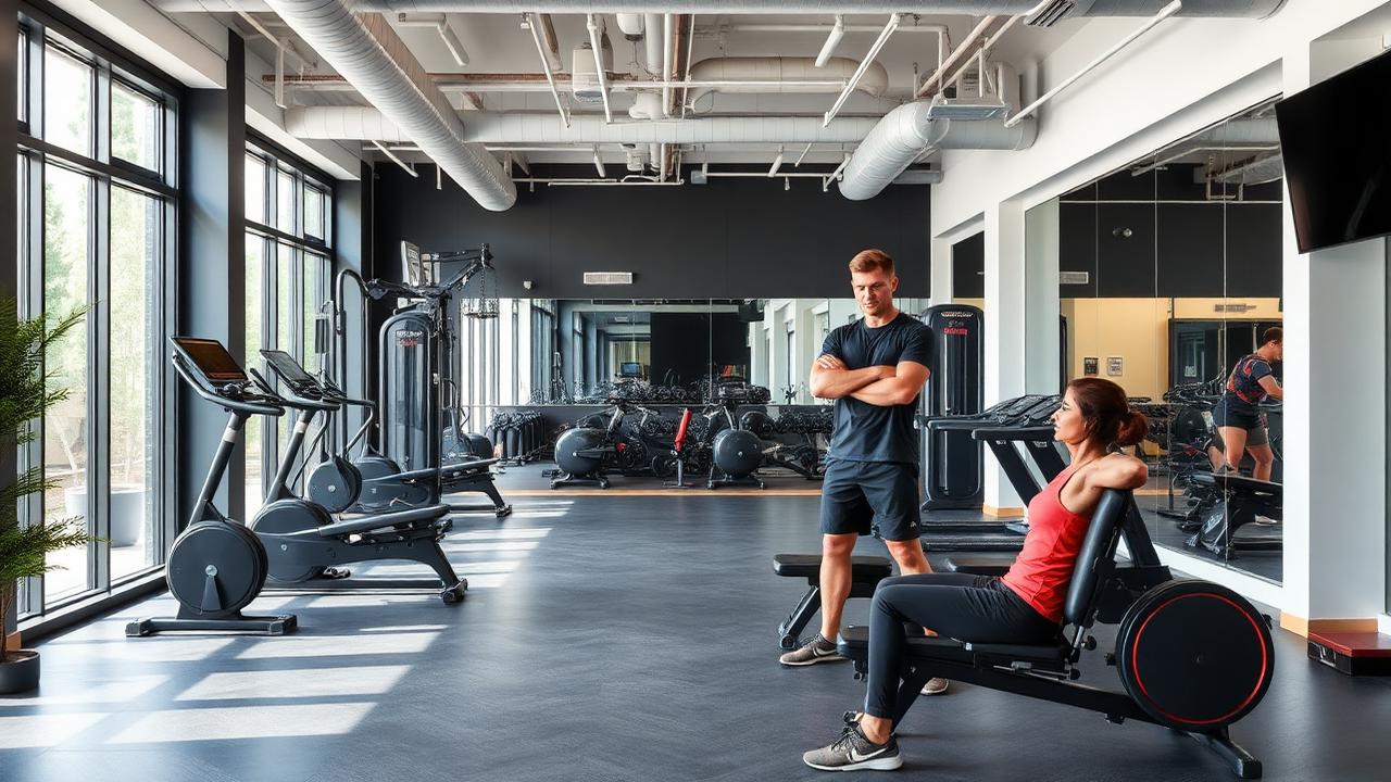Fitness studio content shoot in Dubai
